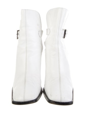 Chanel Interlocking CC Logo Leather Boots