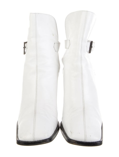 Chanel Interlocking CC Logo Leather Boots