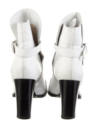 Chanel Interlocking CC Logo Leather Boots