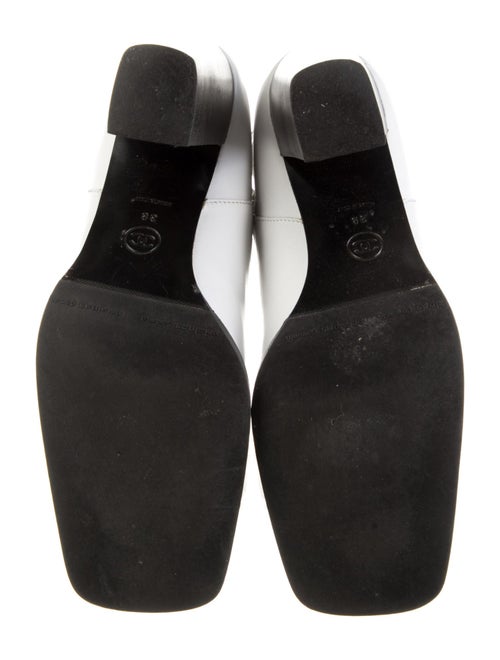 Chanel Interlocking CC Logo Leather Boots