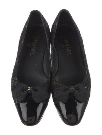 Chanel 2015 Interlocking CC Logo Flats