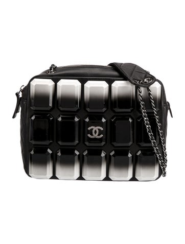 Chanel Shoulder Bags Plexiglass Evening Art Camera Case