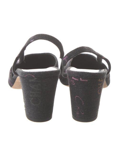 Chanel 2022 Interlocking CC Logo Slingback Pumps