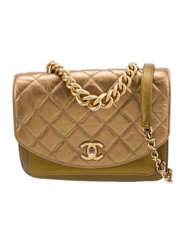 Chanel Crossbody Bags CC Quilted Flap Bag
