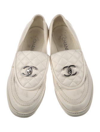 Chanel 2023 Interlocking CC Logo Loafers
