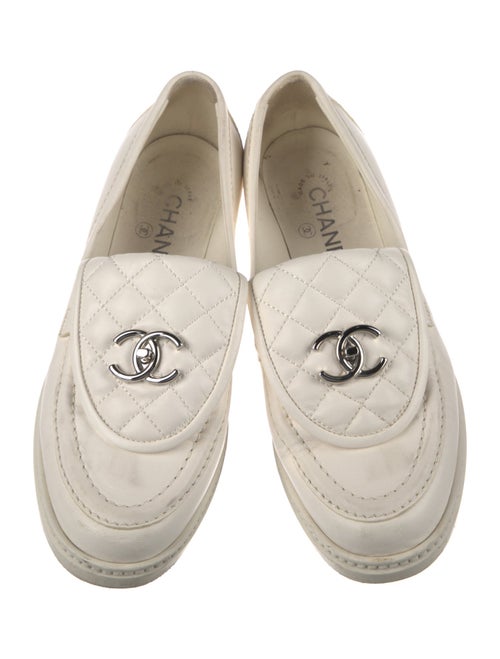 Chanel 2023 Interlocking CC Logo Loafers