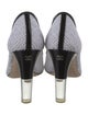 Chanel Interlocking CC Logo Mesh Pumps