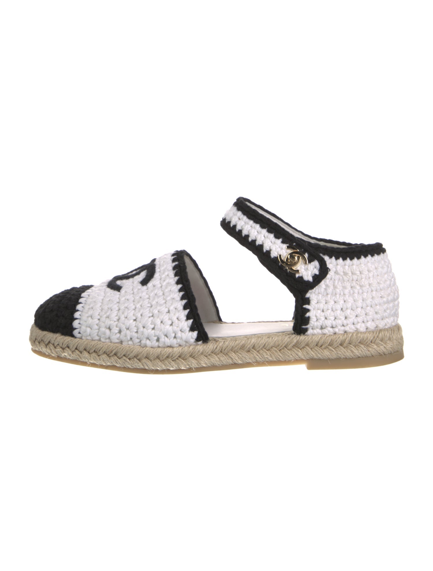 Chanel Interlocking CC Logo Espadrilles