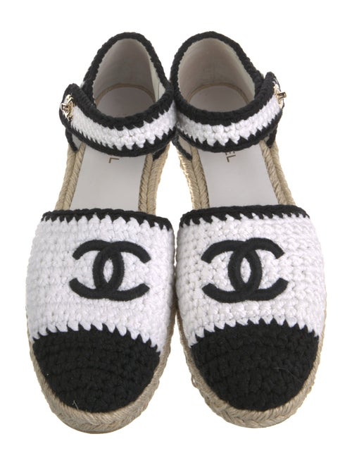 Chanel Interlocking CC Logo Espadrilles