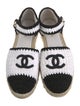 Chanel Interlocking CC Logo Espadrilles