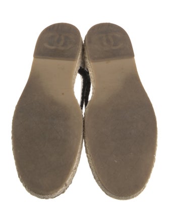 Chanel Interlocking CC Logo Espadrilles
