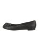 Chanel Interlocking CC Logo Leather Flats