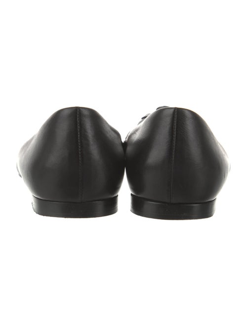 Chanel Interlocking CC Logo Leather Flats
