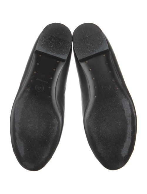 Chanel Interlocking CC Logo Leather Flats