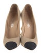 Chanel Interlocking CC Logo Canvas Pumps