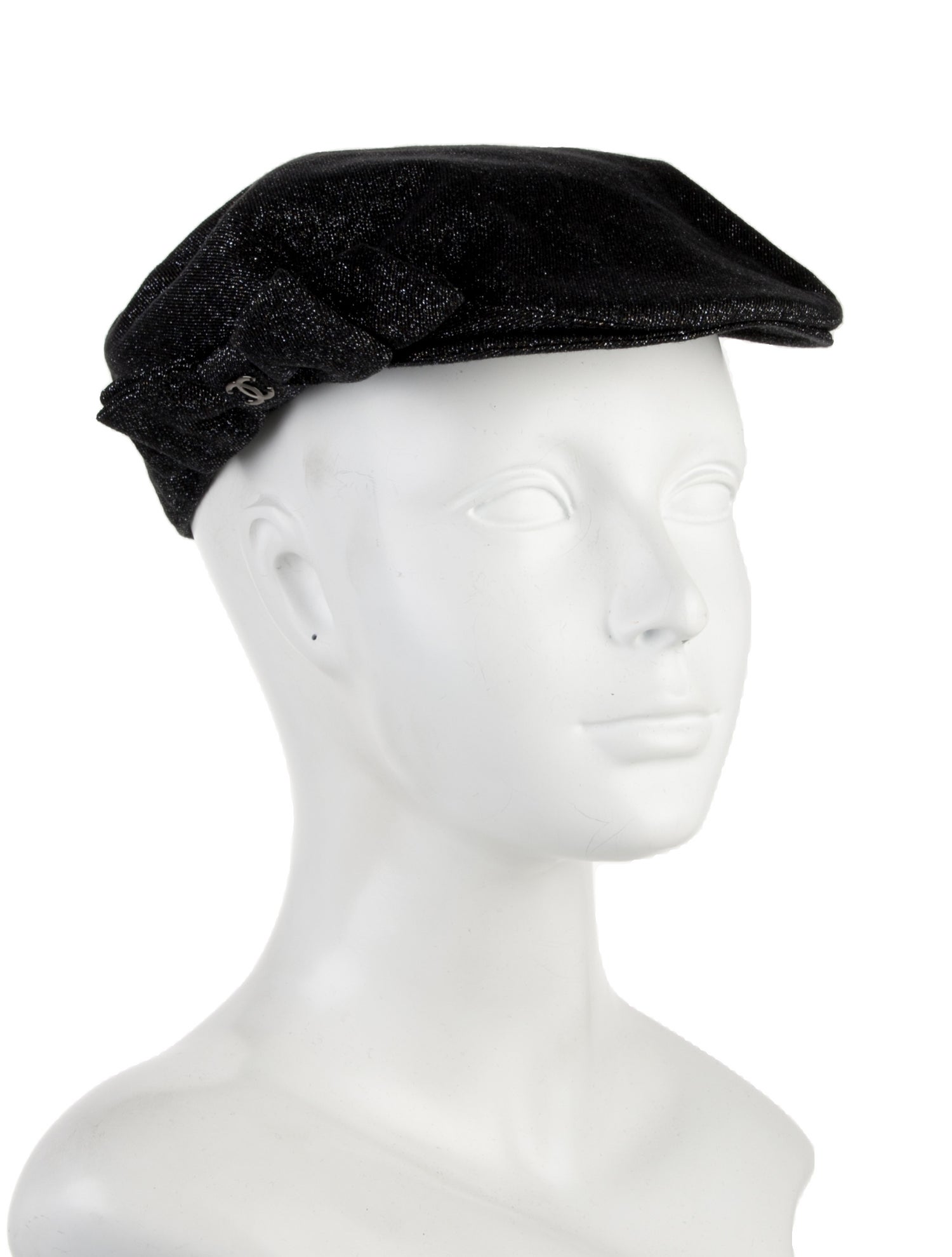Chanel Glitter Newsboy Cap