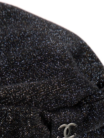 Chanel Glitter Newsboy Cap