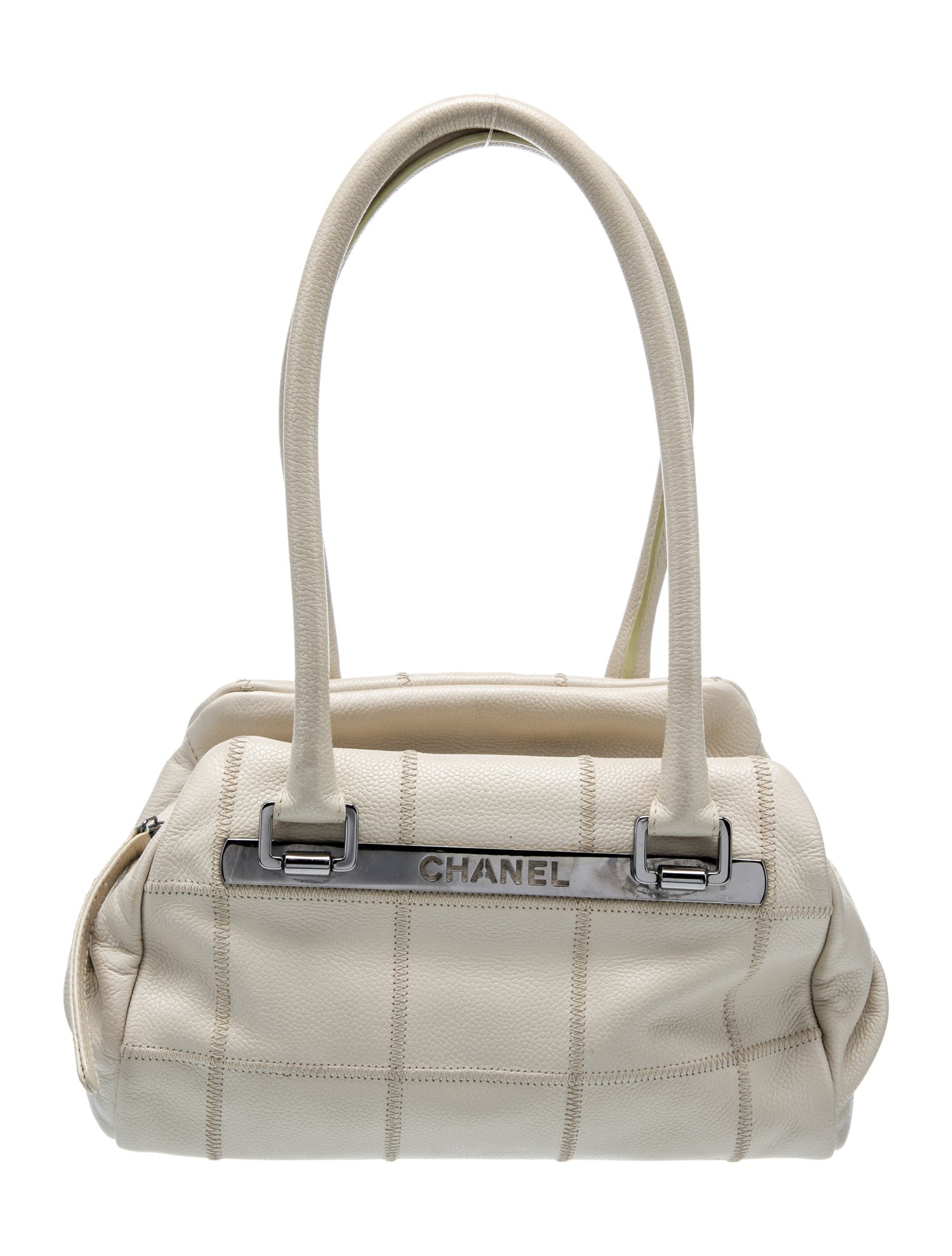 Chanel Square Quilt LAX Bowler Bag