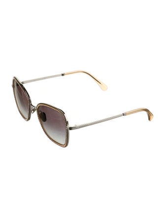 Chanel Interlocking CC Logo Square Sunglasses