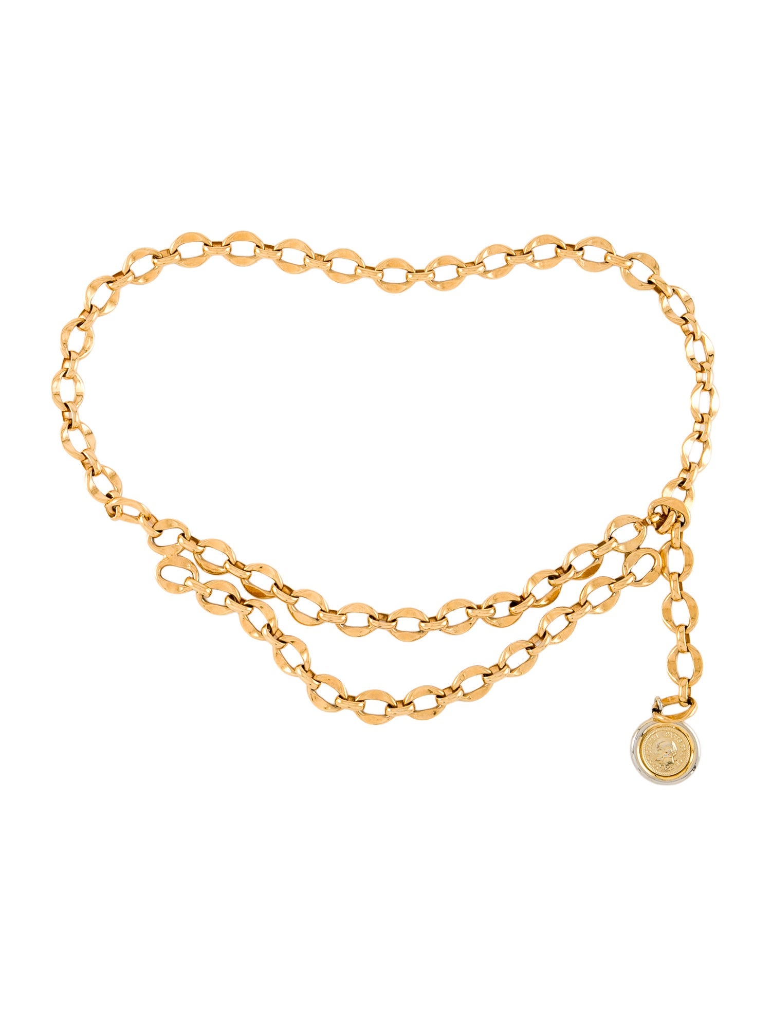 Chanel Vintage 1980's Chain-Link Belt