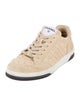 Chanel Interlocking CC Logo Suede Sneakers