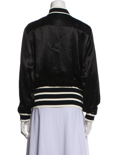 Chanel 2017 Striped Bomber Jacket