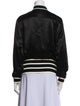 Chanel 2017 Striped Bomber Jacket