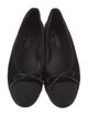 Chanel Interlocking CC Logo Velvet Ballet Flats