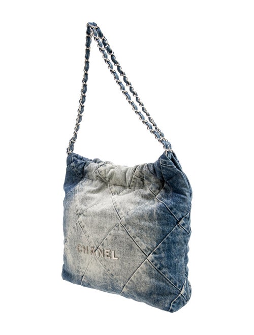 Chanel Small Denim 22 Hobo