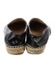 Chanel Interlocking CC Logo Lambskin Espadrilles