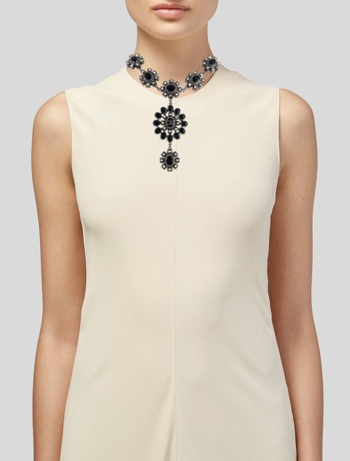 Chanel Paris-Dallas Resin CC Statement Collar Necklace