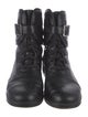 Chanel 2000 Interlocking CC Logo Combat Boots
