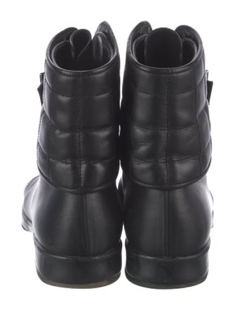 Chanel 2000 Interlocking CC Logo Combat Boots