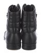 Chanel 2000 Interlocking CC Logo Combat Boots