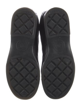 Chanel 2000 Interlocking CC Logo Combat Boots