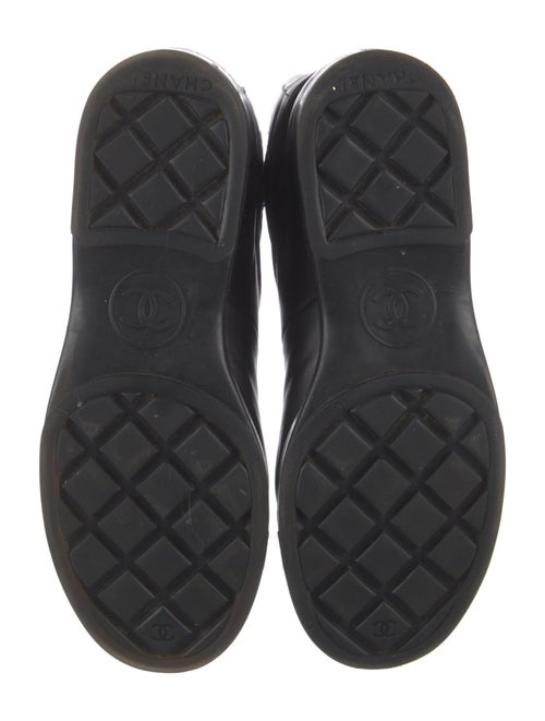 Chanel 2000 Interlocking CC Logo Combat Boots