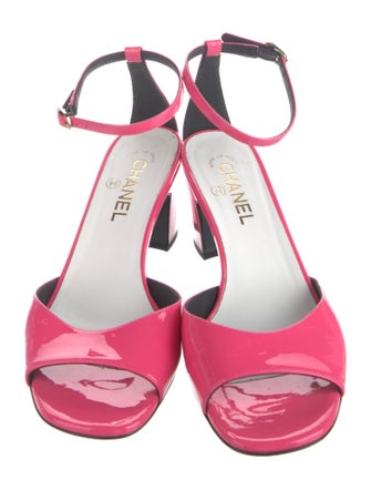 Chanel 2023 Interlocking CC Logo Sandals