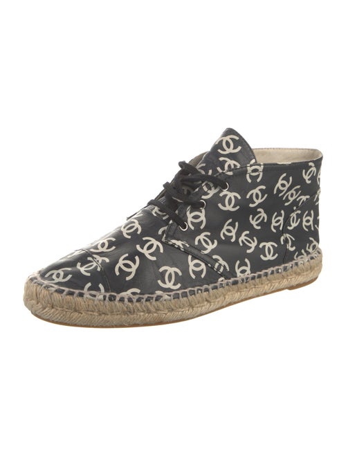 Chanel 2015 Interlocking CC Logo Espadrilles
