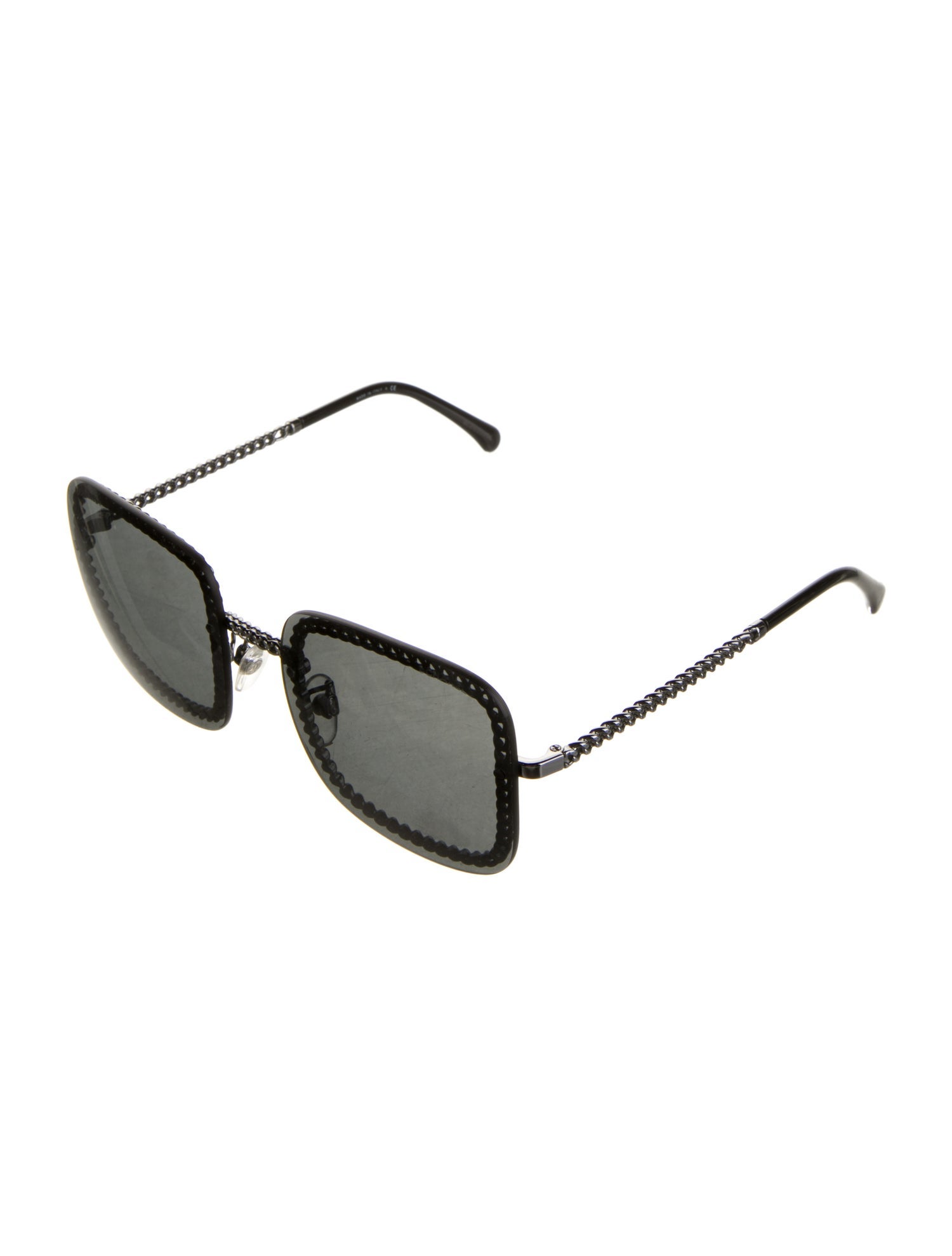 Chanel Interlocking CC Logo Square Sunglasses