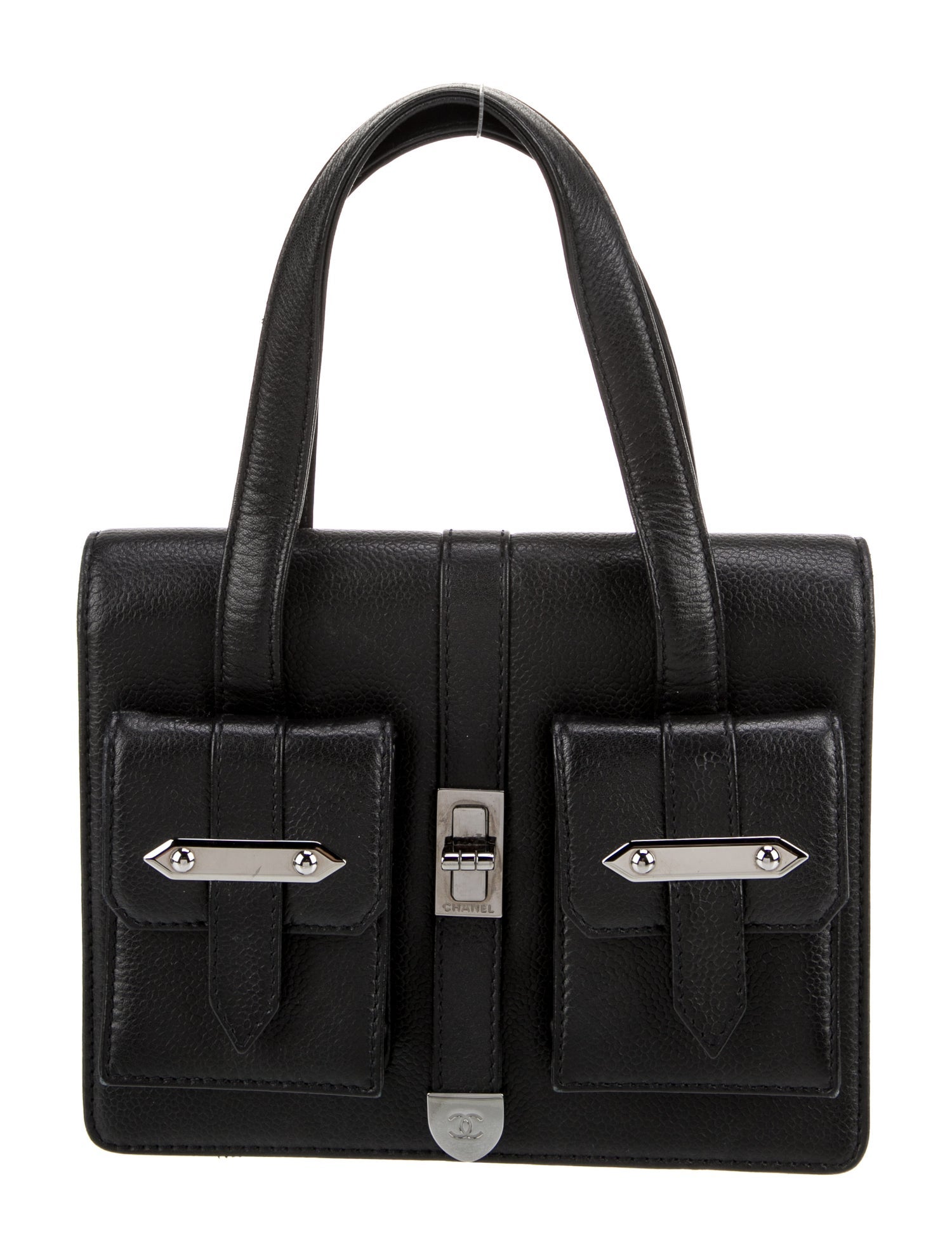 Chanel Double Pocket Handle Bag