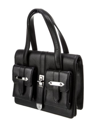 Chanel Double Pocket Handle Bag