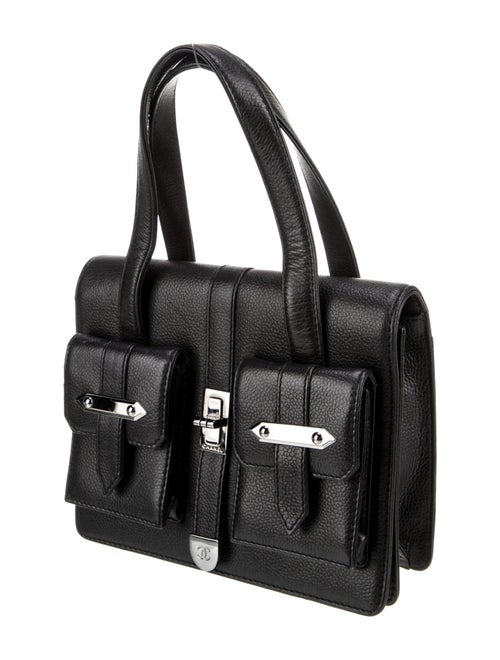 Chanel Double Pocket Handle Bag