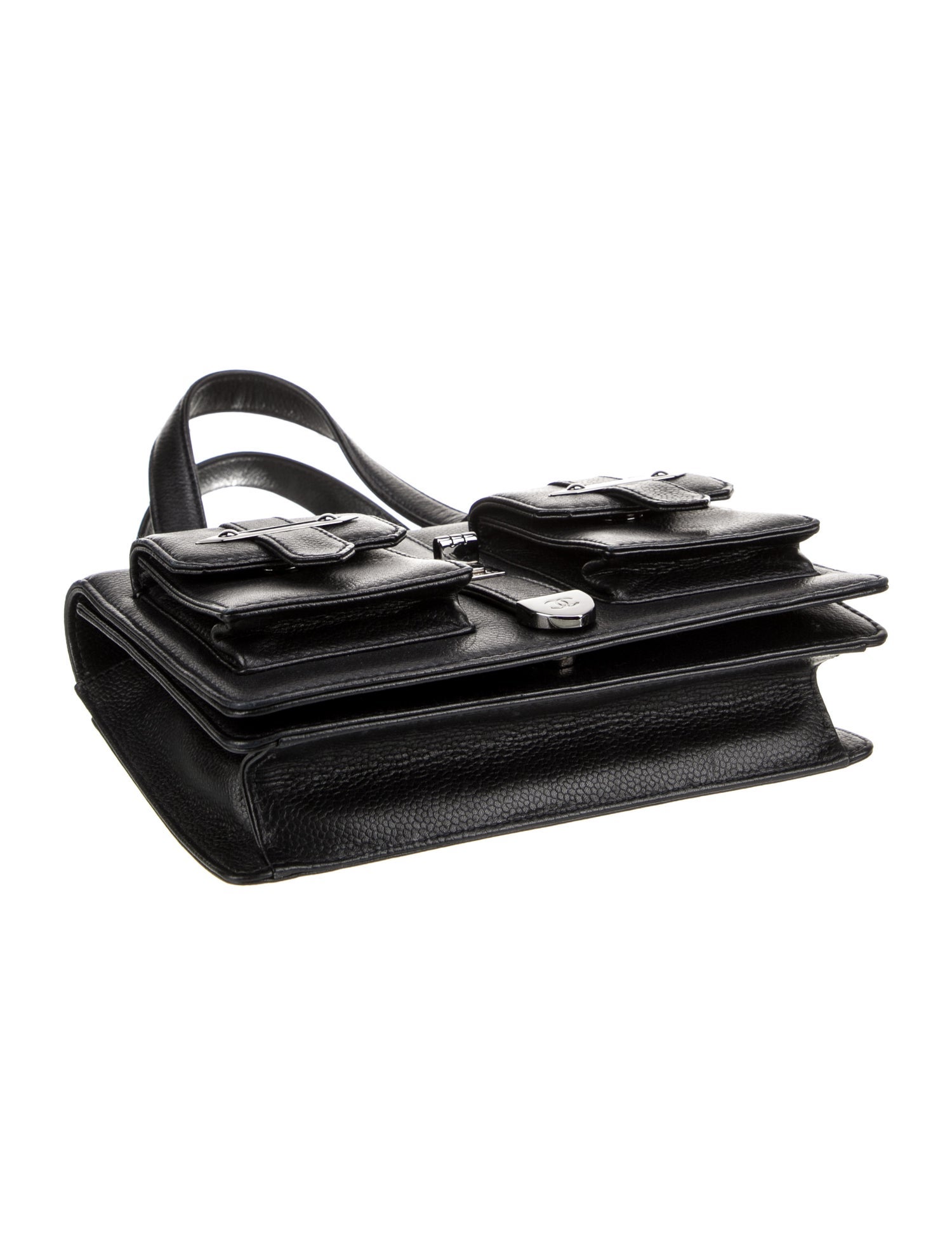 Chanel Double Pocket Handle Bag