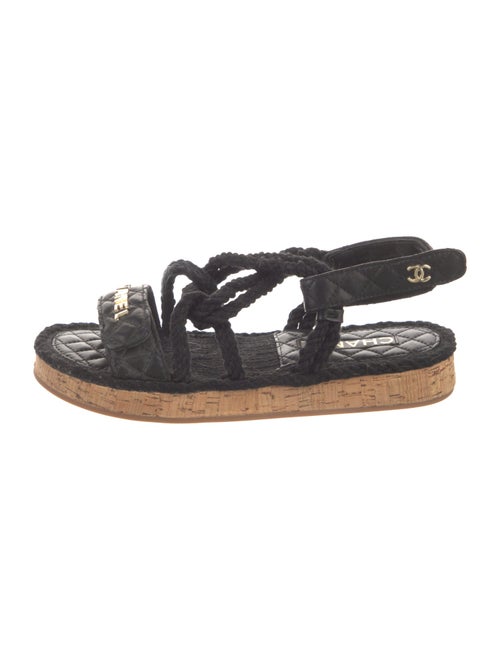 Chanel 2021 Interlocking CC Logo Espadrilles