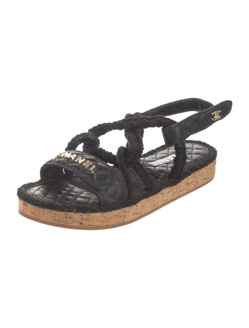Chanel 2021 Interlocking CC Logo Espadrilles