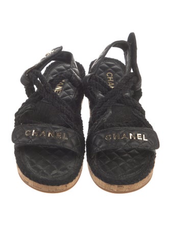 Chanel 2021 Interlocking CC Logo Espadrilles