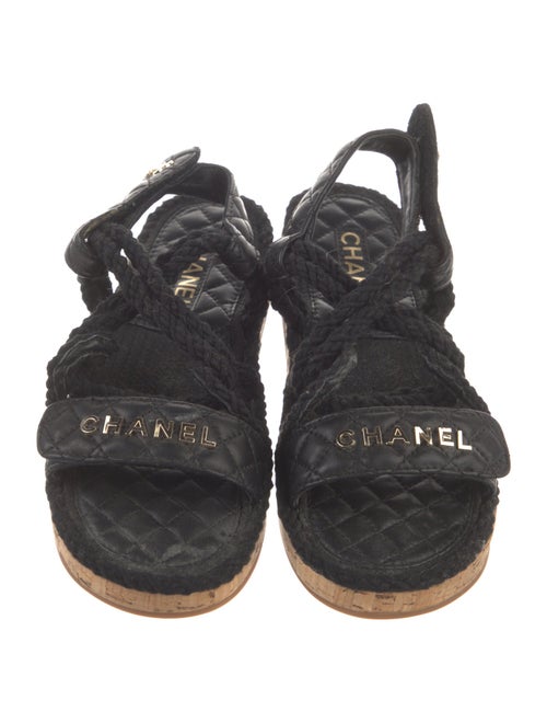 Chanel 2021 Interlocking CC Logo Espadrilles