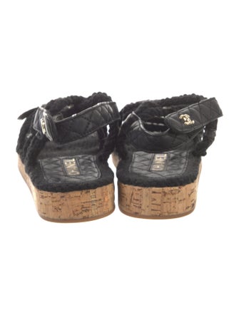 Chanel 2021 Interlocking CC Logo Espadrilles