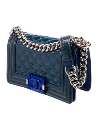 Chanel Small Patent Boy Bag