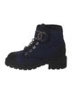 Chanel 2022 Interlocking CC Logo Combat Boots